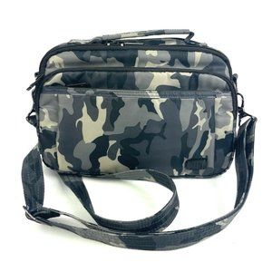 Lug Scoop Crossbody Bag Camo Nylon Convertible RFID Organizer Purse